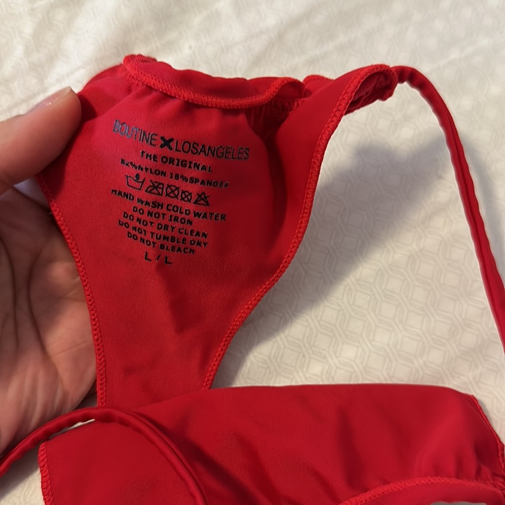 Boutine La Side Tie Red Bottoms - image 3